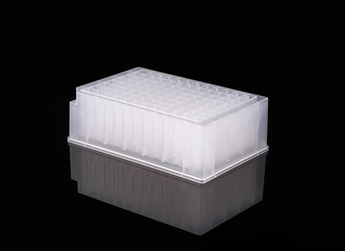 [GEN-NST-503001] Non-Sterile 2 mL 96-Well Deep Well Plate, V-Conical Bottom, Square Wells, RNase/DNase Free Robotic Extraction Compatible