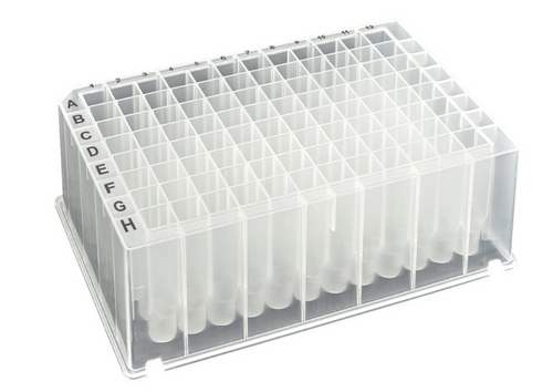 [GEN-PREPPL-KF2.2-CS] Non-Sterile 2 mL 96-Well Deep Well Plate, V-Conical Bottom, Square Wells, RNase/DNase Free KingFisher Compatible